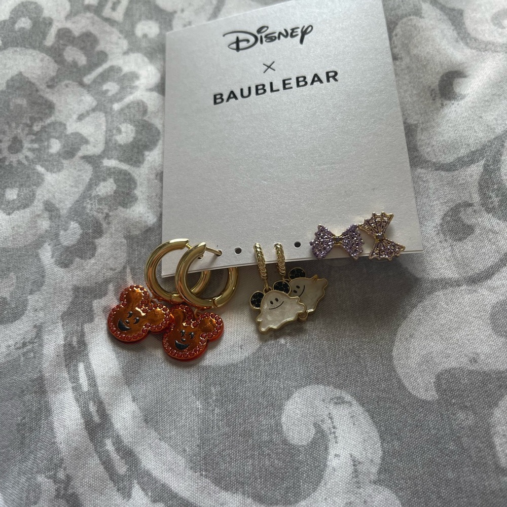 BaubleBar x Disney Mickey Mouse Halloween earrings